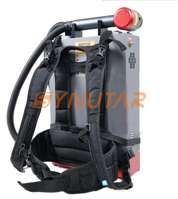 Φόρητο μηχανή καθαρισμού σακίδας λέιζερ 220V 100W καθαρισμός σκουριάς λέιζερ ασφάλεια και κινητό