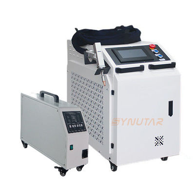 Μηχανή συγκόλλησης λέιζερ ινών 220V/50Hz 1064nm Χειροκίνητο M2&lt;1.2 Ψυχοποιημένο με νερό για ακριβές καθαρισμό