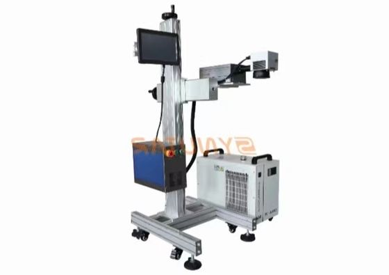355nm μήκος κύματος UV λέιζερ μάρκετινγκ μηχανή PC σύστημα ελέγχου και 0,15mm ελάχιστο μέγεθος χαρακτήρα